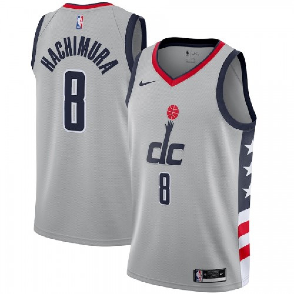 Men's Washington Wizards Rui Hachimura #8 Gray 2020/21 Swingman Player Jersey – City Edition-Pro Kit Vault | Brand New 26/27 Sports Jerseys